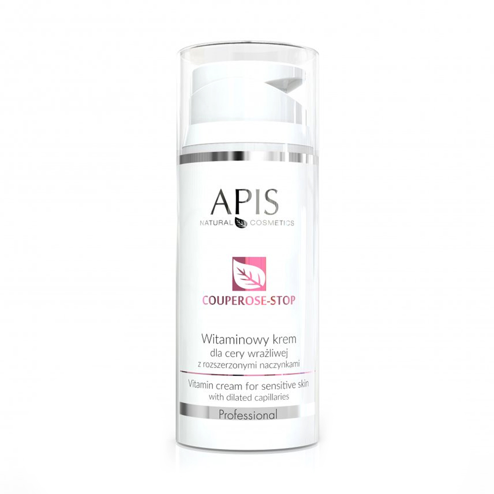 Вітамінний крем для обличчя Apis Natural Cosmetics Couperose-Stop Vitamin Cream проти куперозу, 100 мл
